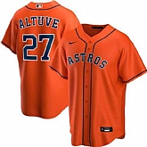 Astros 27 Jose Altuve Orange 2020 Nike Cool Base Jersey Dzhi,baseball caps,new era cap wholesale,wholesale hats